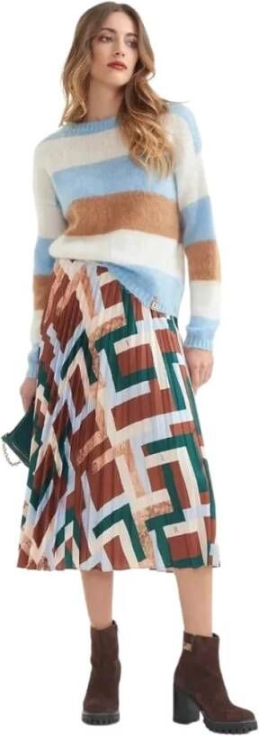 Alviero Martini 1a Classe Midi Skirts Meerkleurig Dames