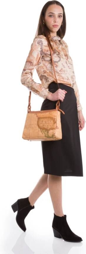 Alviero Martini 1a Classe Shoulder Bags Beige Dames
