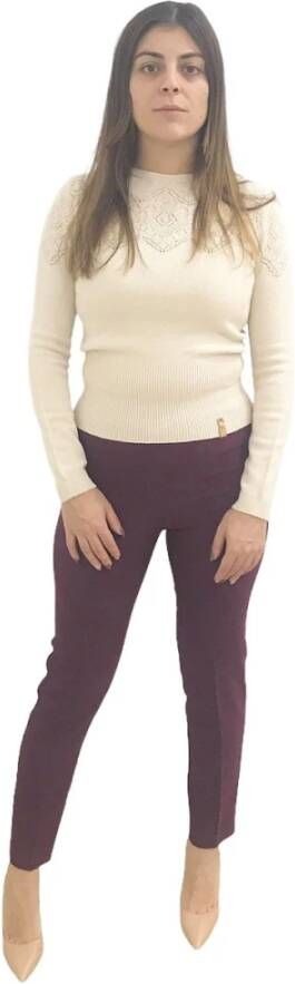 Alviero Martini 1a Classe Trousers Rood Dames