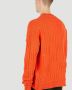 Ambush Oranje nylon blend oversize trui Oranje Heren - Thumbnail 3