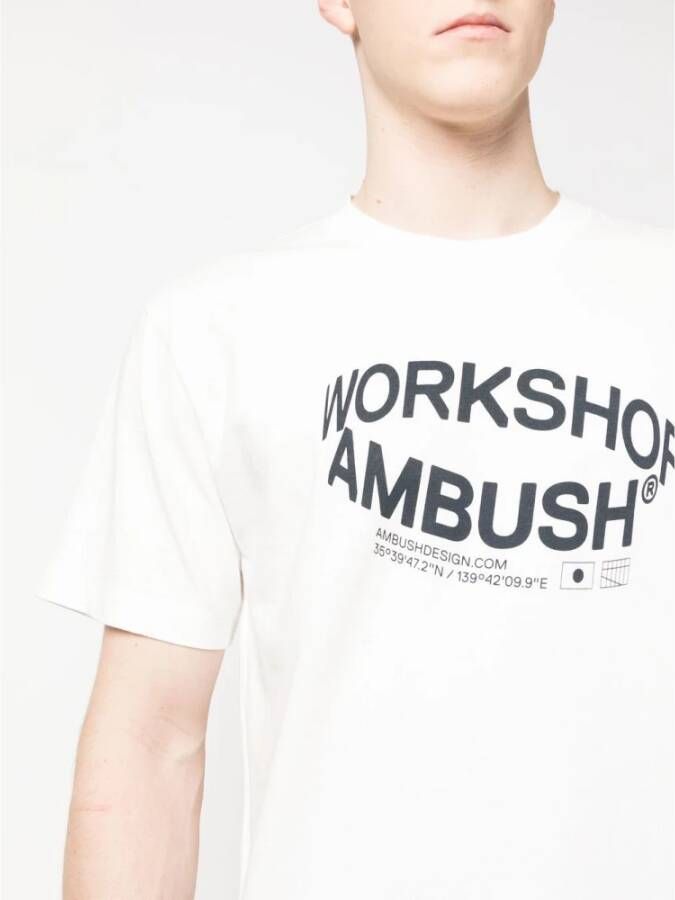 AMBUSH T-shirt met logoprint Wit - Foto 6
