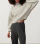 American vintage Gezellig Gebreide Trui met Oversized Pasvorm Gray Dames - Thumbnail 2