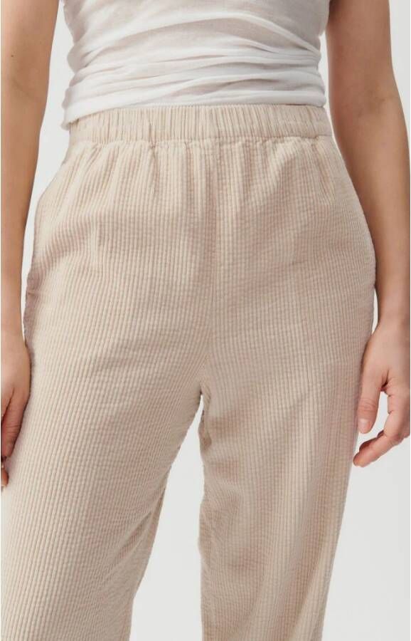 American vintage Trousers Beige Dames