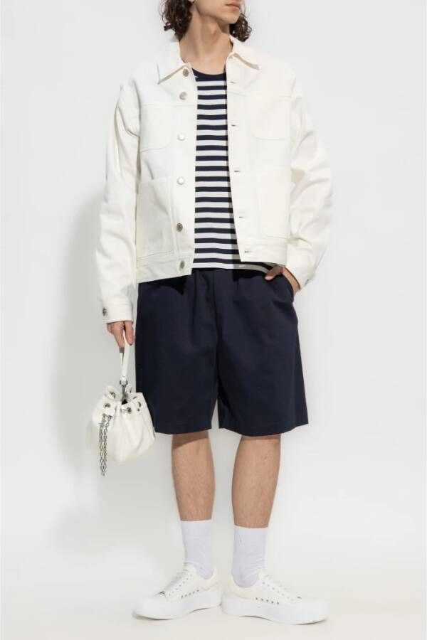 AMI Paris Jack met knoopsluiting Wit - Foto 6