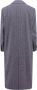 Ami Paris Herringbone Wollen Jas Blauw Heren - Thumbnail 2