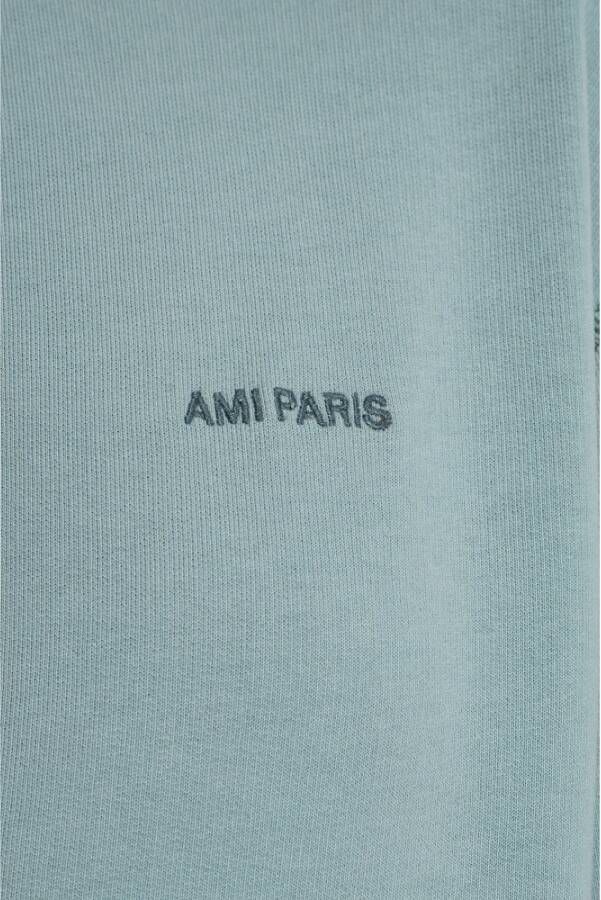 Ami Paris Hoodie met logo Blue Dames