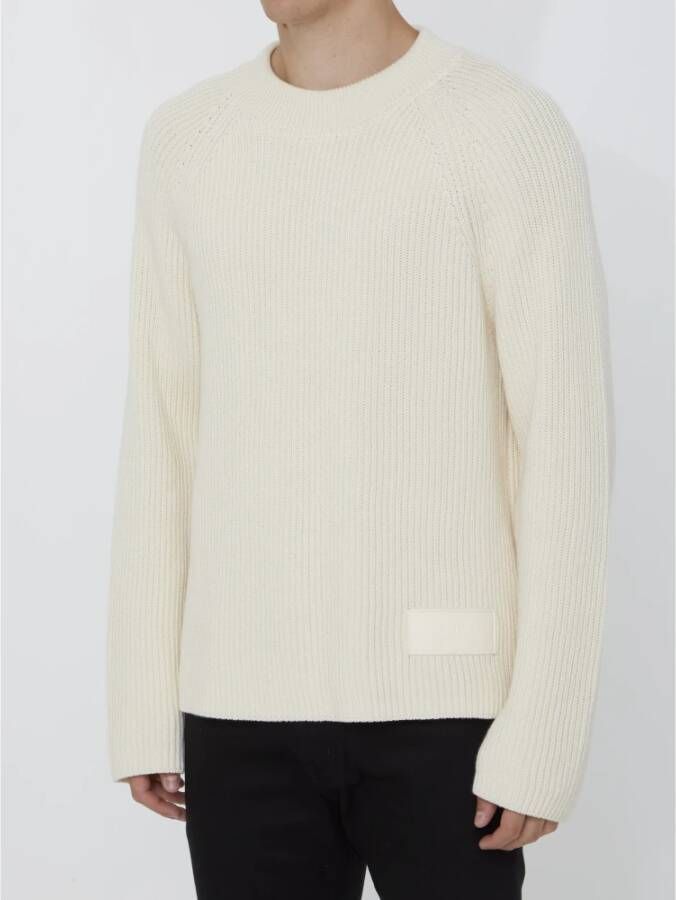 Ami Paris Knitwear Beige Heren