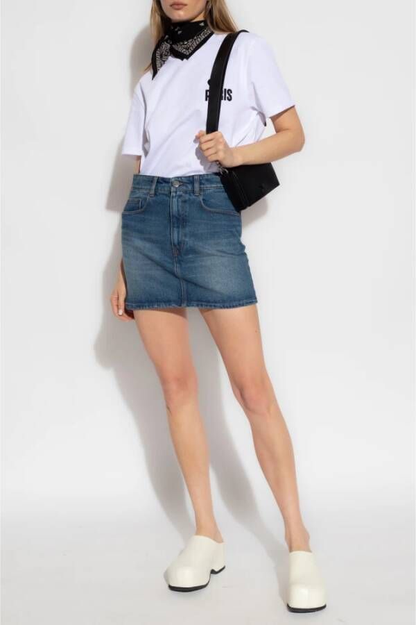 Ami Paris Korte rok Blauw Dames