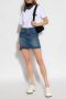 Ami Paris Blauwe Denim Minirok Blue Dames - Thumbnail 2