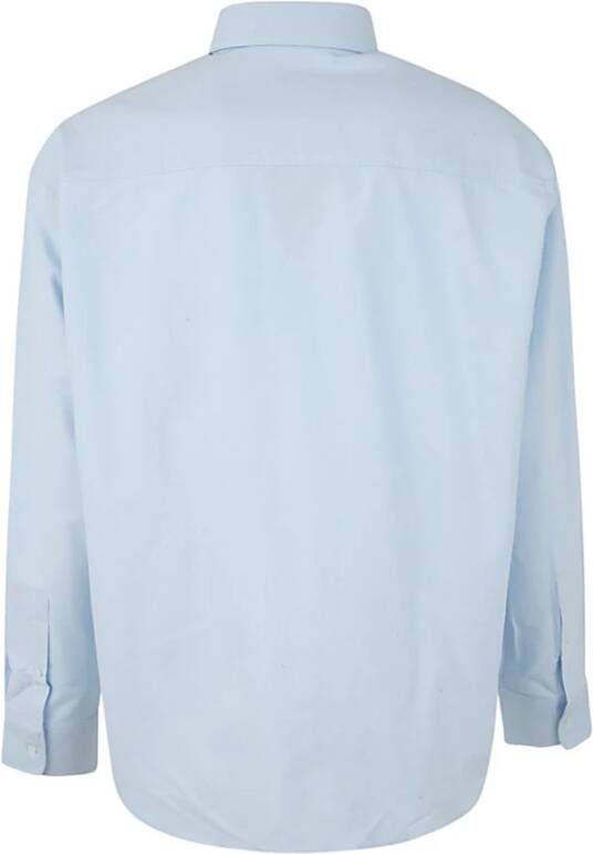 Ami Paris Lichtblauwe Boxy Fit Shirt Blauw Heren