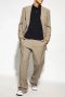 Ami Paris Zwarte Biologisch Katoenen Polo Sweater Black Dames - Thumbnail 3