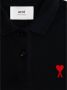 Ami Paris Zwarte Biologisch Katoenen Polo Sweater Black Dames - Thumbnail 4