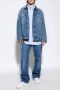 Ami Paris Loszittende Jeans met Rechte Snit Blue Heren - Thumbnail 2