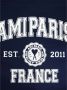 AMI Paris Overhemd met logoprint Blauw - Thumbnail 3
