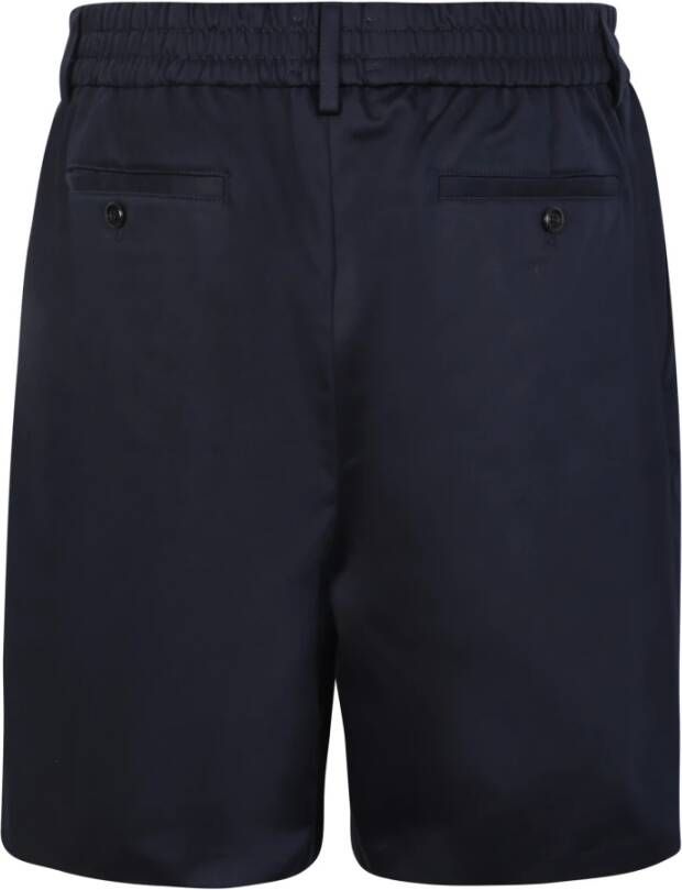 Ami Paris Blauwe Bermuda Shorts voor Heren Blauw Heren