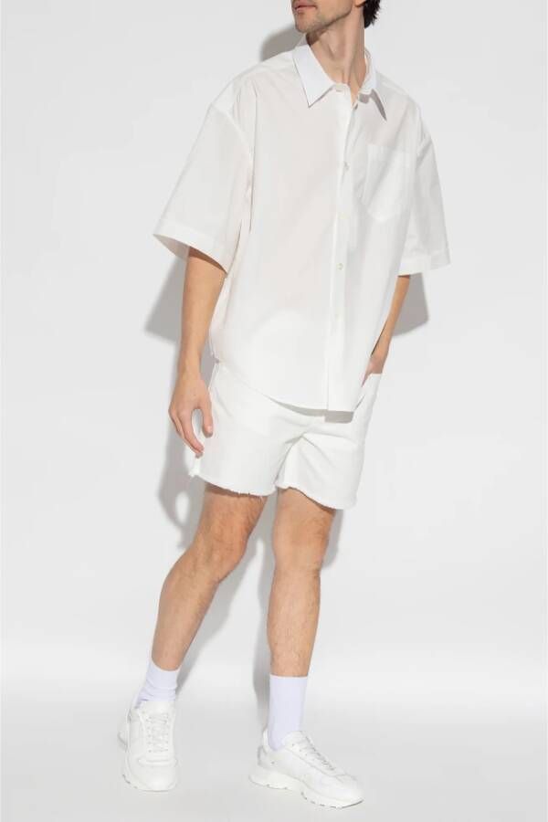 AMI Paris Denim shorts Wit - Foto 6
