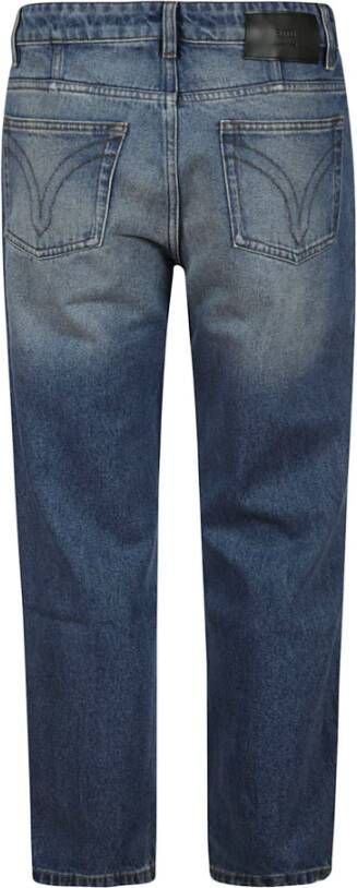 AMI Paris Jeans met toelopende pijpen Blauw - Foto 6