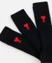 AMI Paris Set van 3 paar sokken Zwart - Thumbnail 3