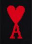 Ami Paris Zwarte wollen Ami de Coeur trui Black Heren - Thumbnail 4