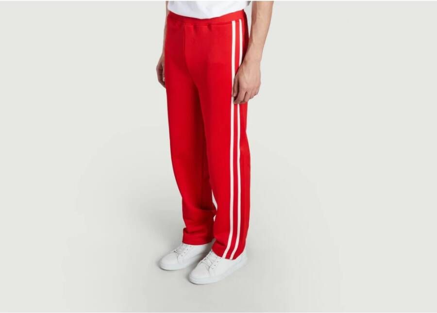 AMI Paris Trainingsbroek met zijstreep Rood - Foto 8