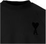 Ami Paris Cotton Sweatshirt With Logo Zwart - Thumbnail 6