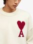 Ami Paris Unisex Oversized Pullover met Hart Logo Beige Heren - Thumbnail 7