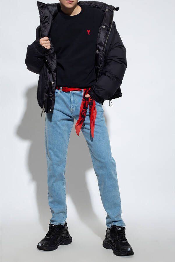 AMI Paris Sweater met logo Zwart - Foto 6