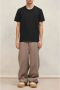Ami Paris Effen T-shirt met korte mouwen en ronde hals Black Heren - Thumbnail 4