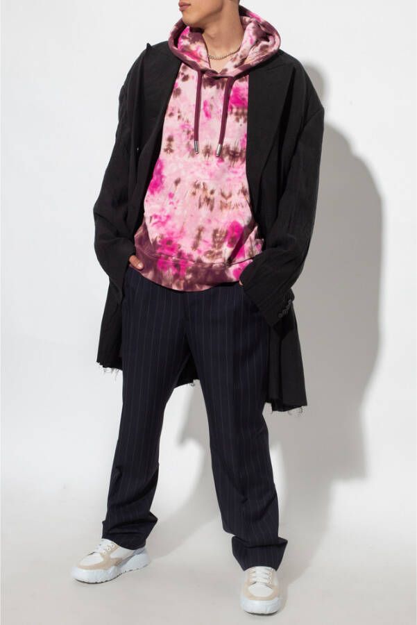 AMI Paris Katoenen hoodie Roze - Foto 6