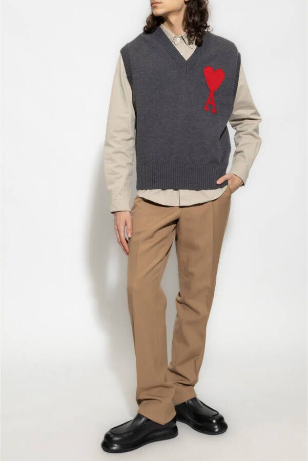 AMI Paris Wollen top Paars - Foto 2