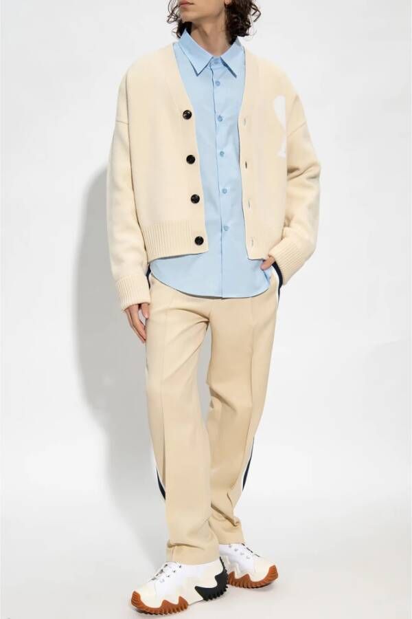 AMI Paris Ami de Coeur button-up vest Beige - Foto 5