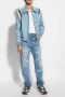Amiri Versleten Straight Jeans voor Heren Blauw Heren - Thumbnail 4