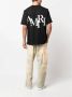 Amiri Zwart Logo Print Katoenen T-shirt Black Heren - Thumbnail 3