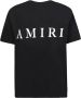 Amiri Zwart T-Shirt met Logo Print Zwart Heren - Thumbnail 2