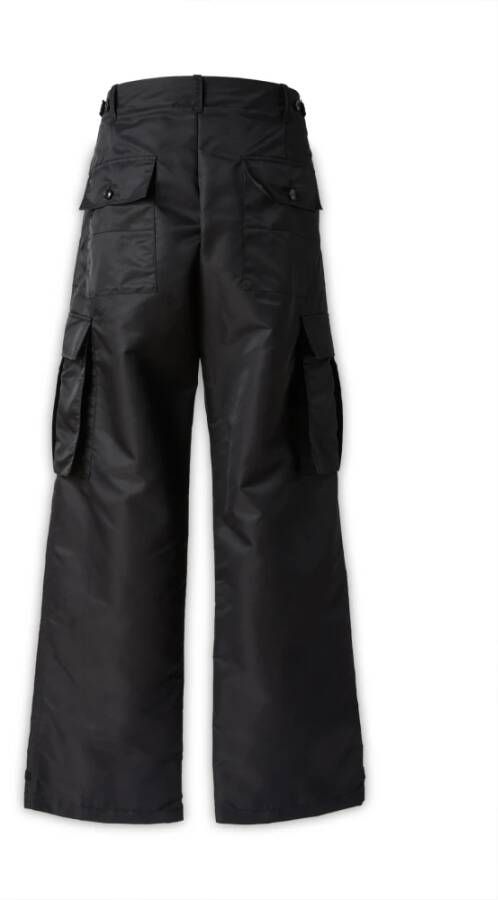 Amiri Wijde broek Zwart Heren