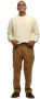 Amish Bruine Heren Lange Broek Brown Heren - Thumbnail 2