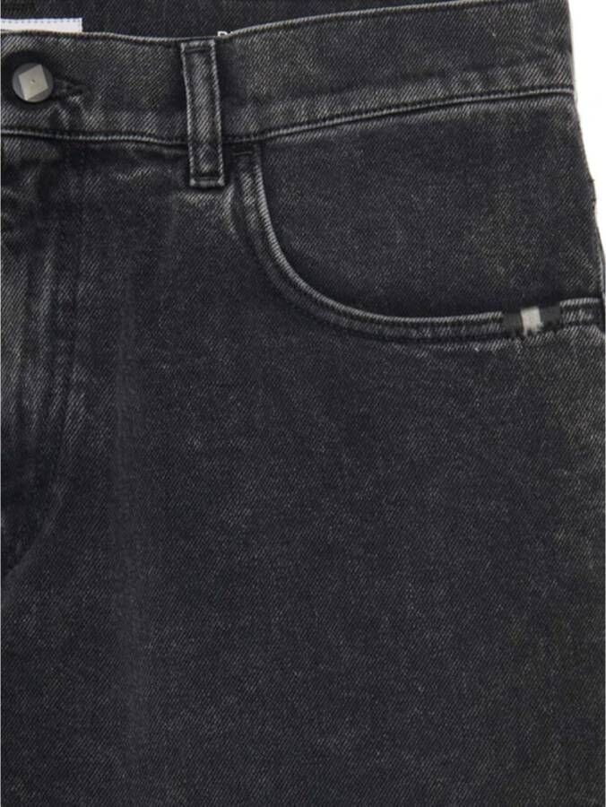 Amish Cropped Jeans Zwart Heren