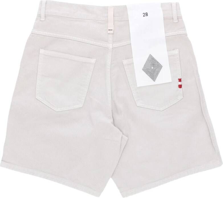 Amish Denim Shorts Wit Heren