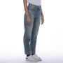 Amish Vintage Slim Fit Denim Jeans Blue Dames - Thumbnail 2