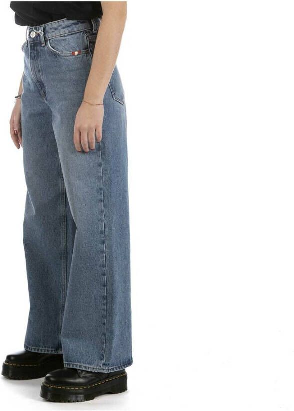 Amish Loose-fit Jeans Blauw Dames