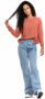 Amish Rechte jeans A21Amd007D4351777 Blauw Dames - Thumbnail 6