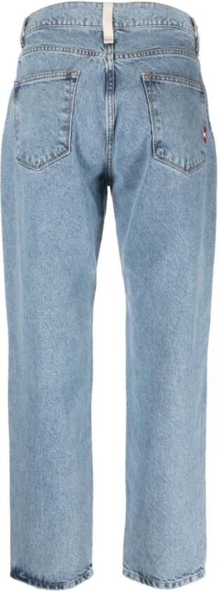 Amish Straight Jeans Blauw Dames