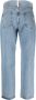 Amish Straight Jeans Blauw Dames - Thumbnail 2
