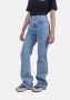 Amish Rechte jeans A21Amd007D4351777 Blauw Dames - Thumbnail 4