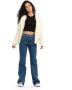 Amish Stone Washed Denim Jeans Blue Dames - Thumbnail 2