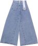 Amish Wide Jeans Blauw Dames - Thumbnail 2