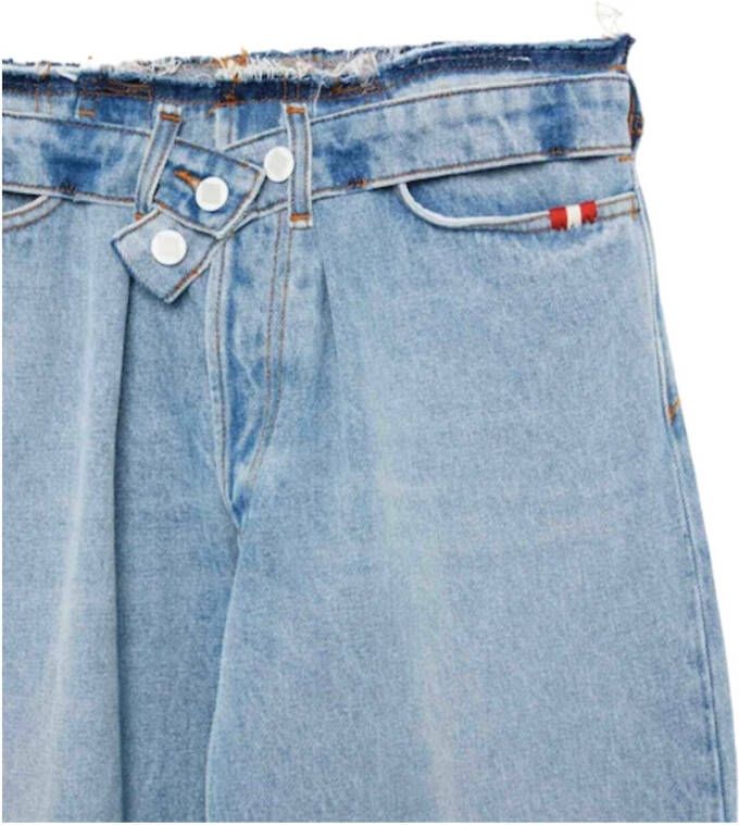 Amish Brede jeans Blauw Dames