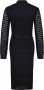 Ana Alcazar Midi Dresses Zwart Dames - Thumbnail 2
