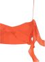 Andamane Oranje Top van Zijde met Ruches Orange Dames - Thumbnail 1