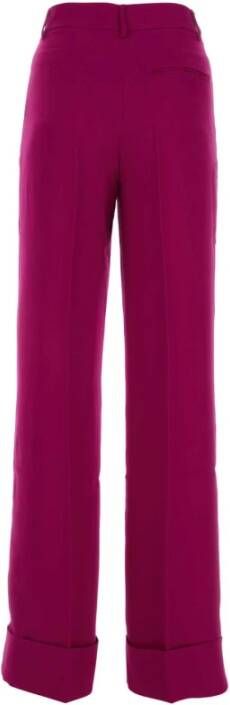 Andamane Paarse polyester broek Rood Dames